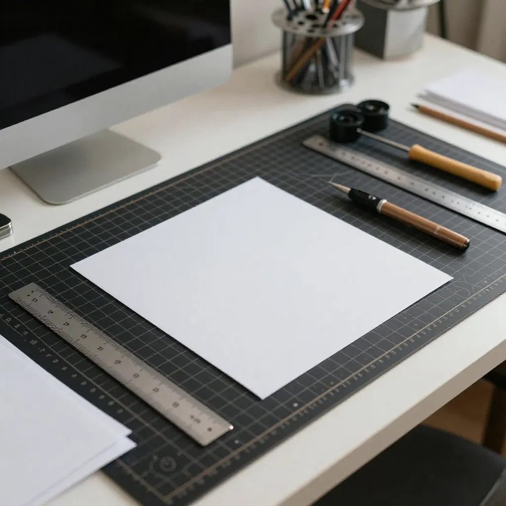 Craft scissors with ergonomic handles