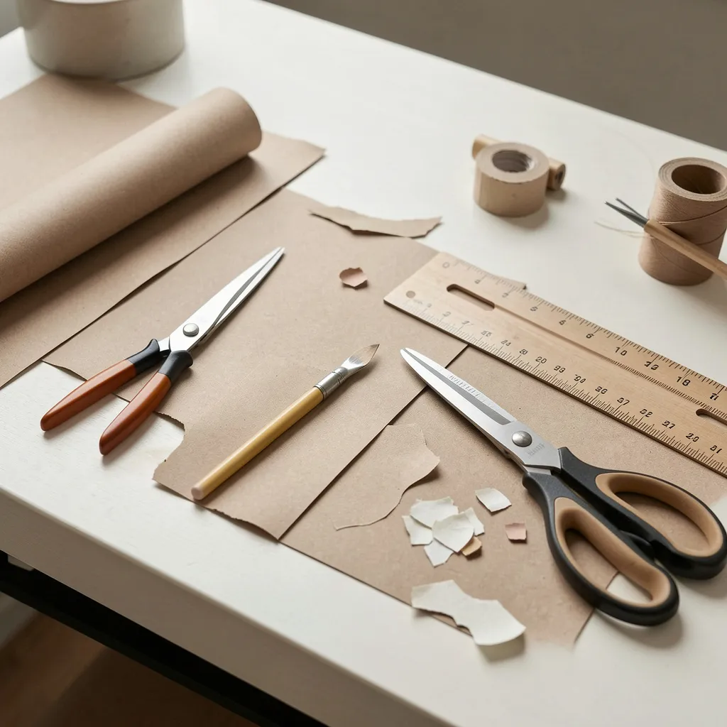 Handmade greeting card with intricate cutouts