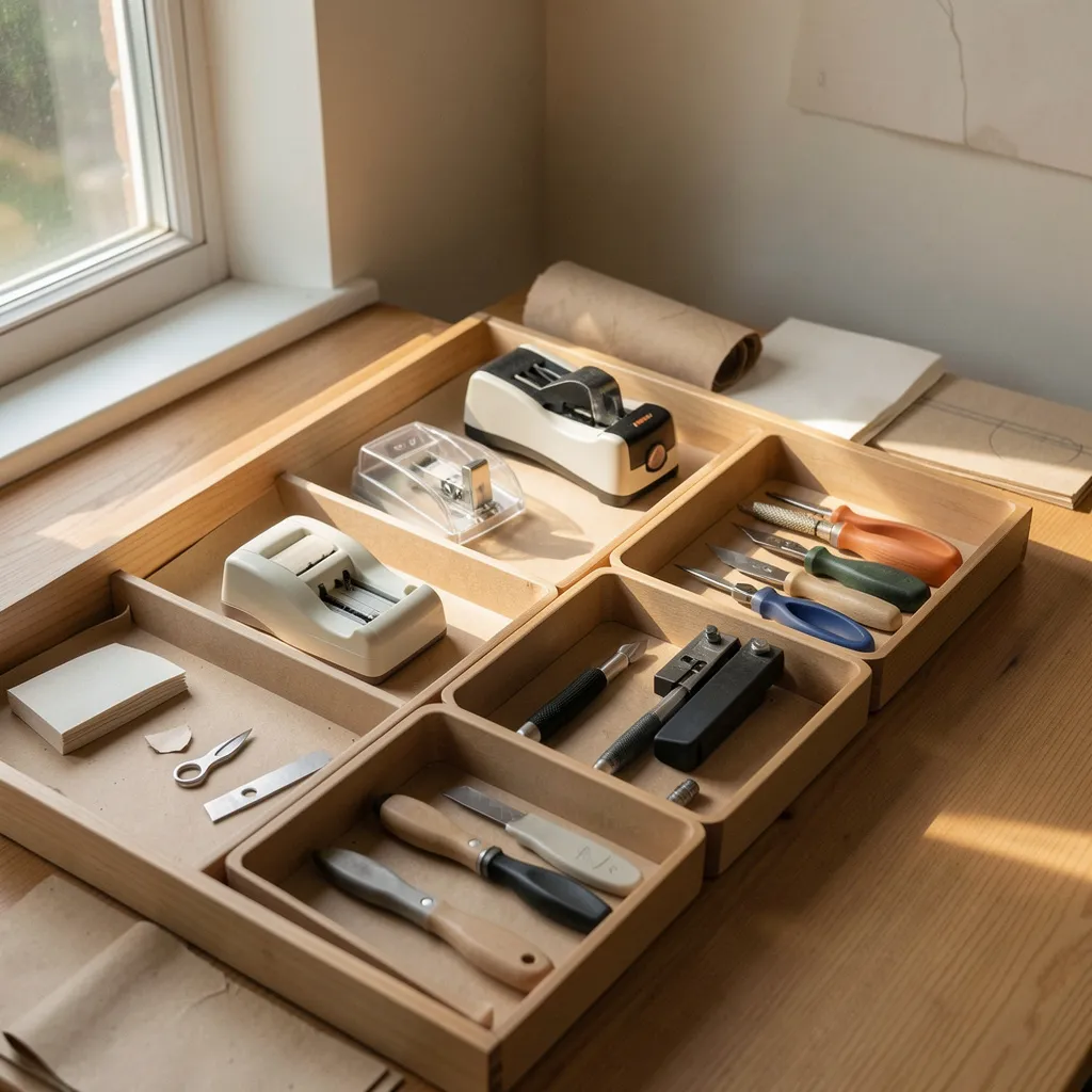 Textured paper with different surface finishes