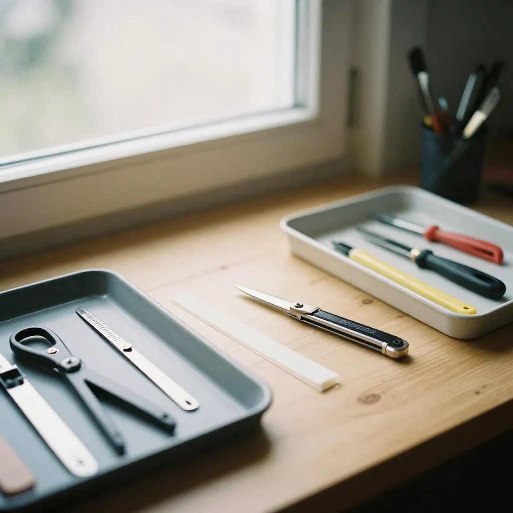 Craft knives with interchangeable blades