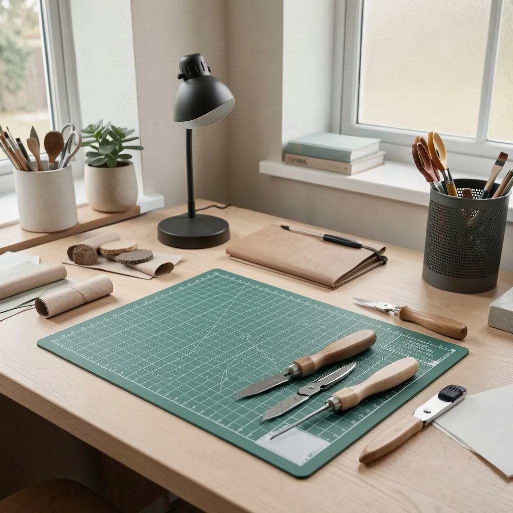 Origami-style folded paper creation